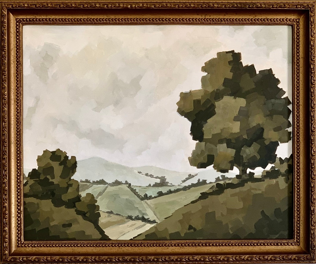“Down in the Valley” Framed Original Painting