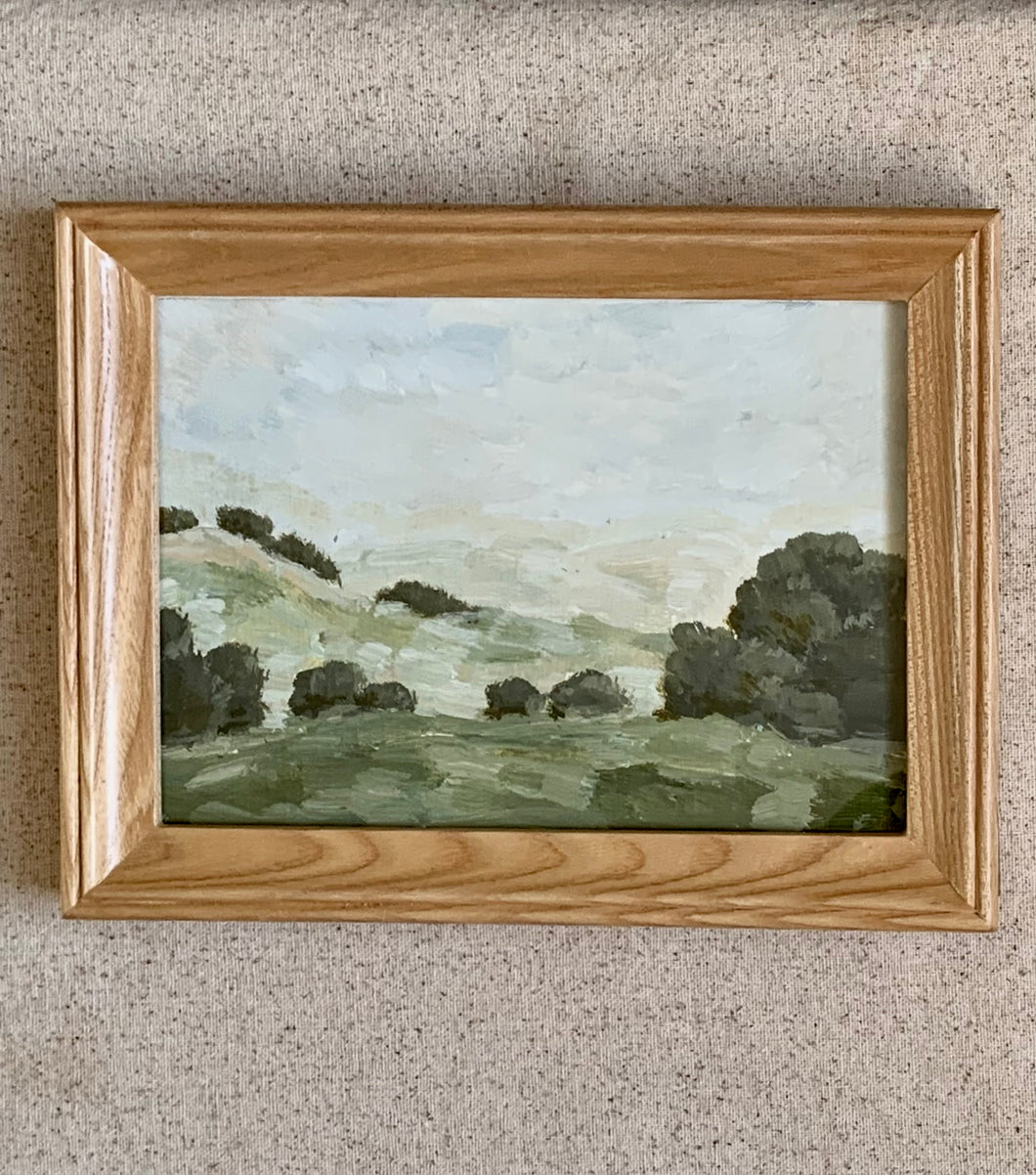 Summer Fields No. 3 Original Framed Landscape Painting