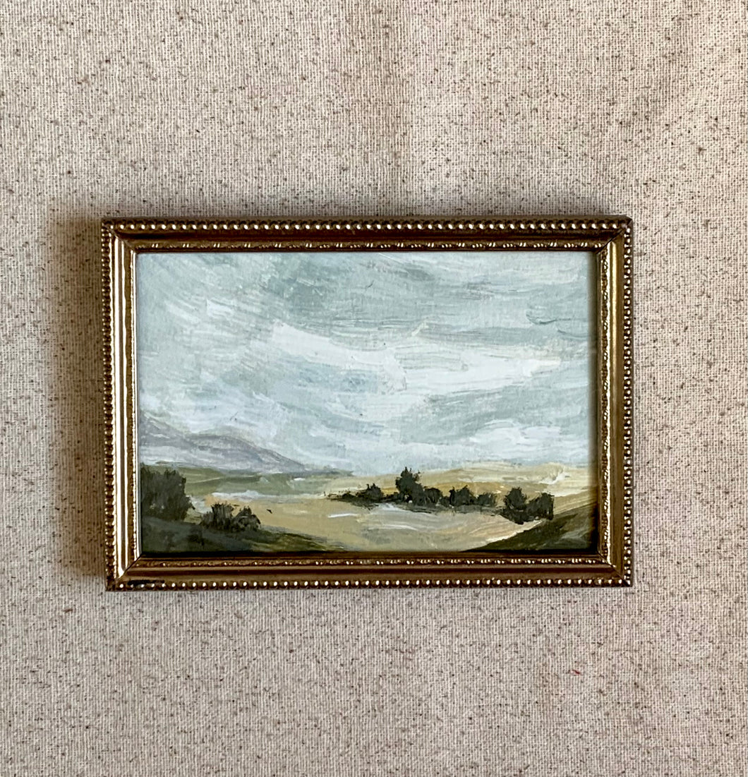 Summer Fields No. 4 Original Framed Landscape Painting