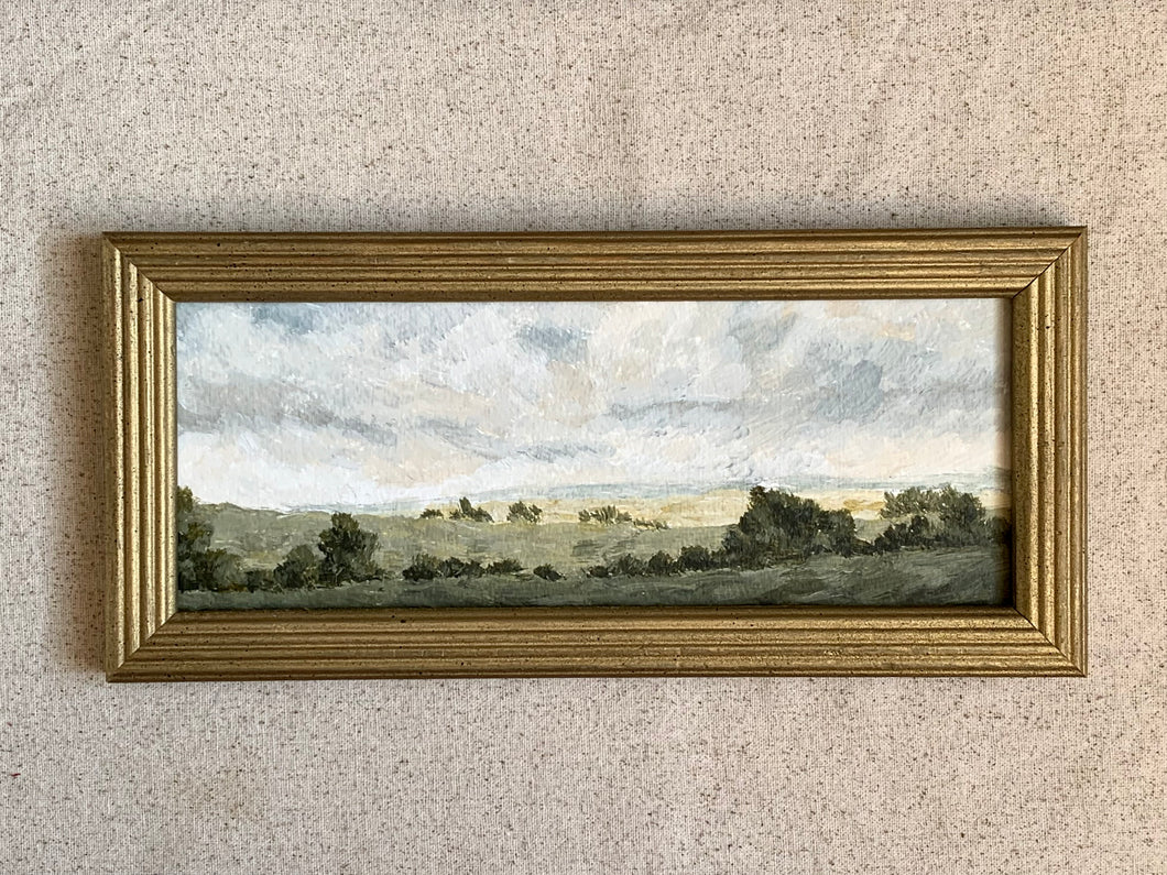 Summer Fields No. 5 Original Framed Landscape Painting